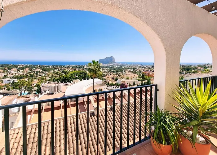 The View: Sea, Mountain, Terrace, Swimming Pool Appartement Calpe